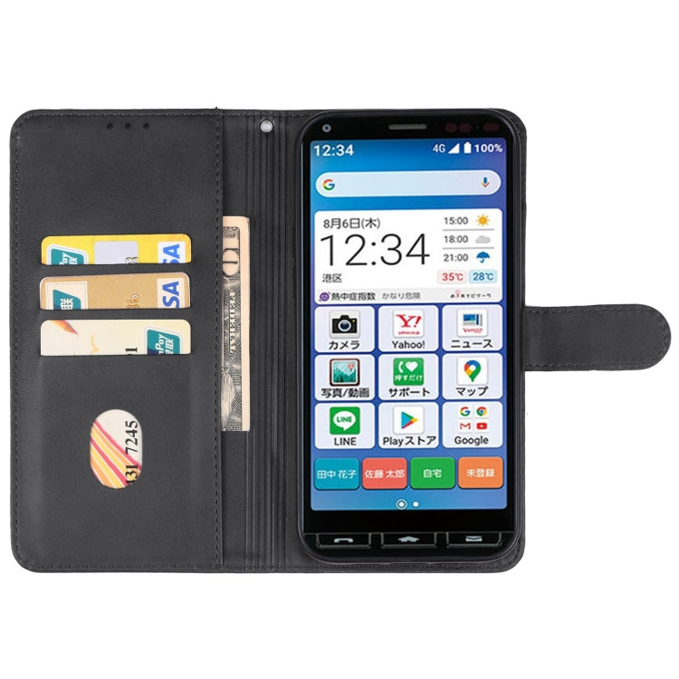 For Kyocera Kantan Sumaho 3 A205KC Leather Phone Case