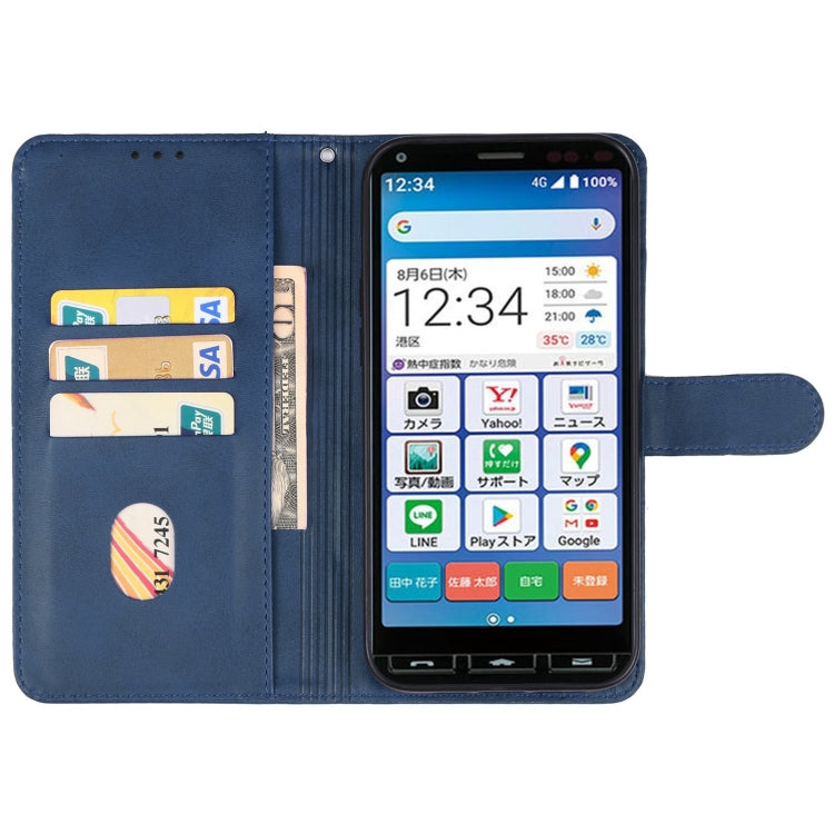 For Kyocera Kantan Sumaho 3 A205KC Leather Phone Case