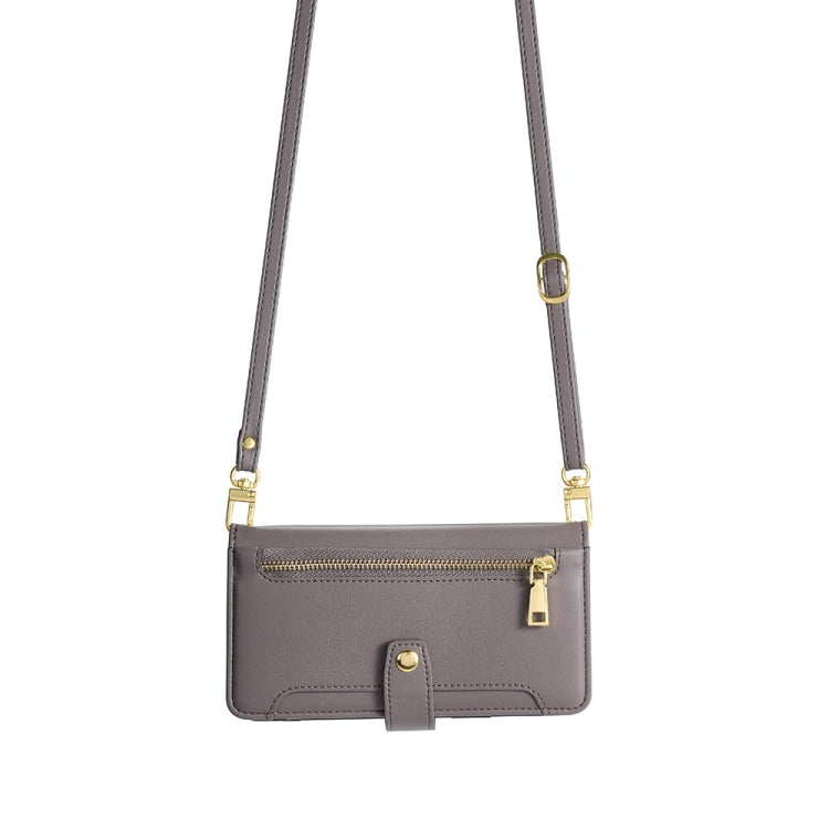 For Honor X50i 5G Lite Sheep Texture Cross-body Zipper Wallet Leather Phone Case