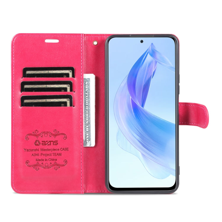 For Honor X50i AZNS Sheepskin Texture Flip Leather Phone Case