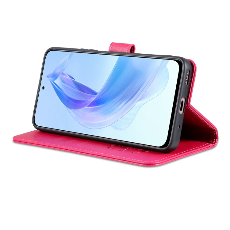 For Honor X50i AZNS Sheepskin Texture Flip Leather Phone Case