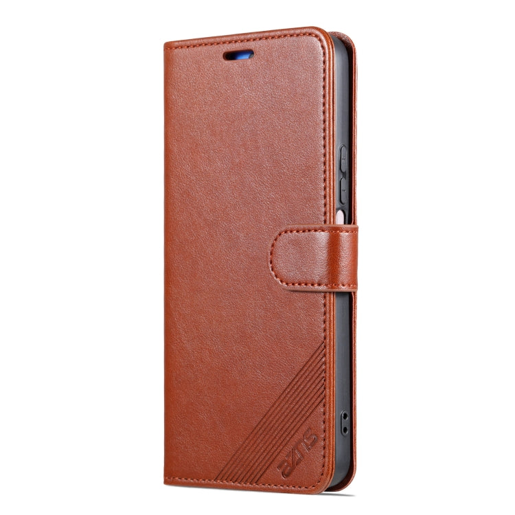 For Honor X50i AZNS Sheepskin Texture Flip Leather Phone Case