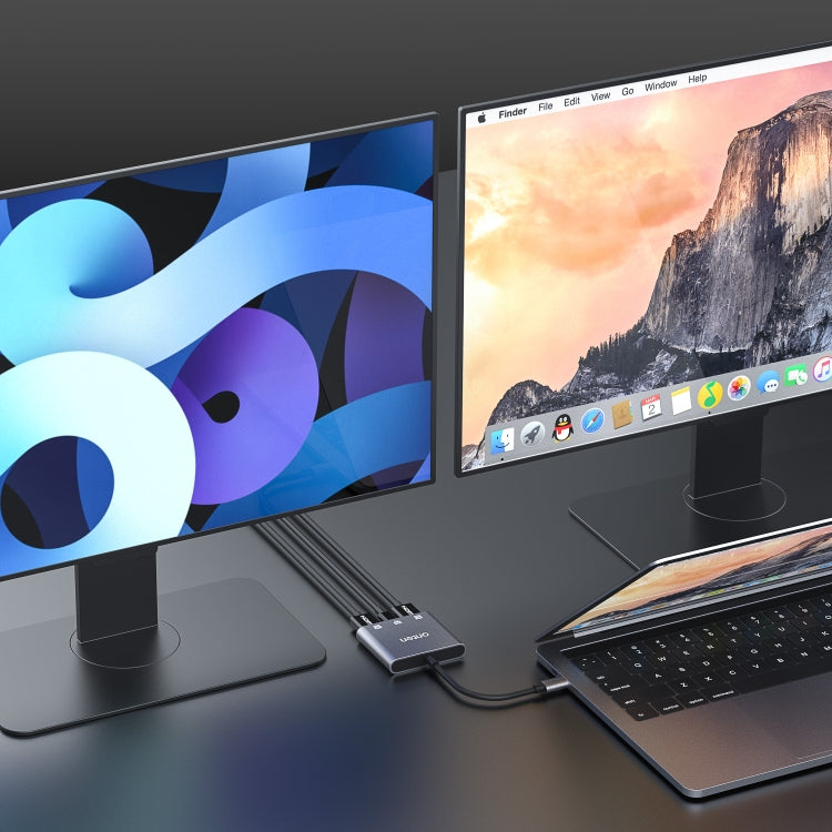 Onten 9175S 3 in 1 USB-C / Type-C to HDMI Adapter(Grey)