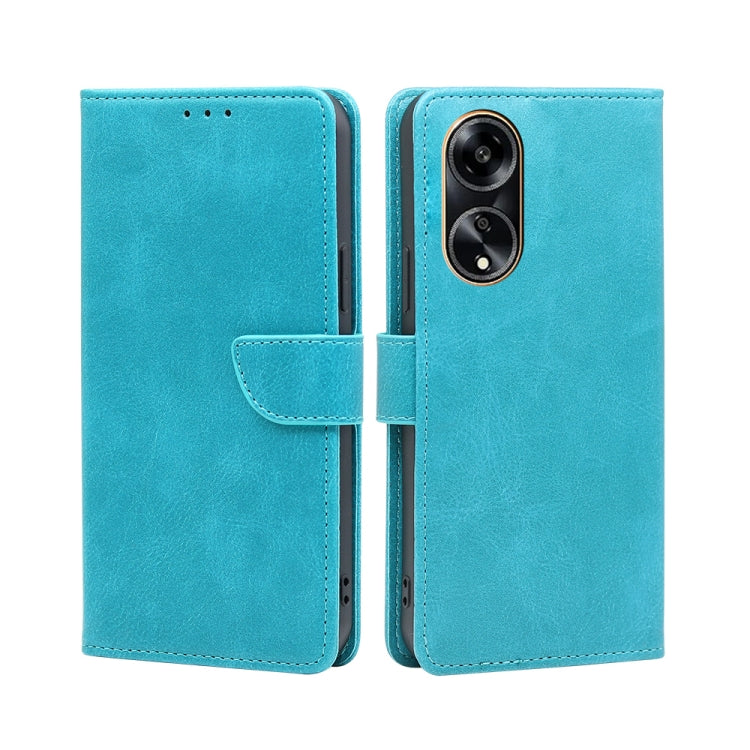 For OPPO A1 5G Calf Texture Buckle Flip Leather Phone Case