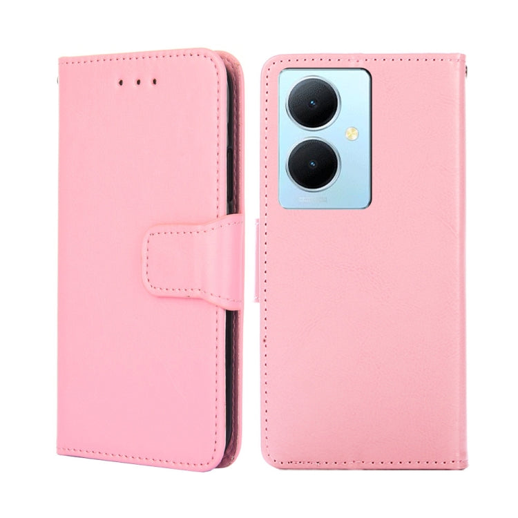 For vivo Y78 Plus 5G Crystal Texture Leather Phone Case