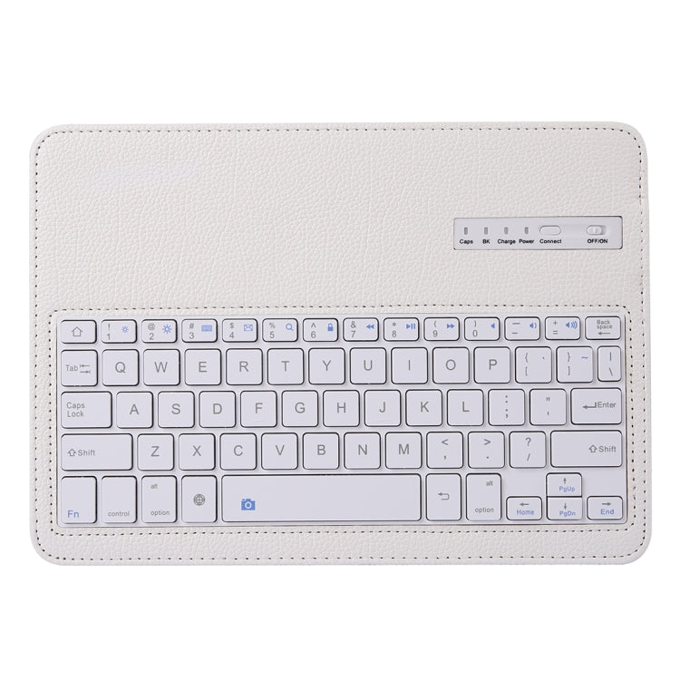 SA610 For Samsung Galaxy Tab S6 Lite 10.4 P610 & P615 (2020) / Tab S5e / T720 2 in 1 Detachable Bluetooth Keyboard + Litchi Texture Tablet Case with Stand & Pen Slot