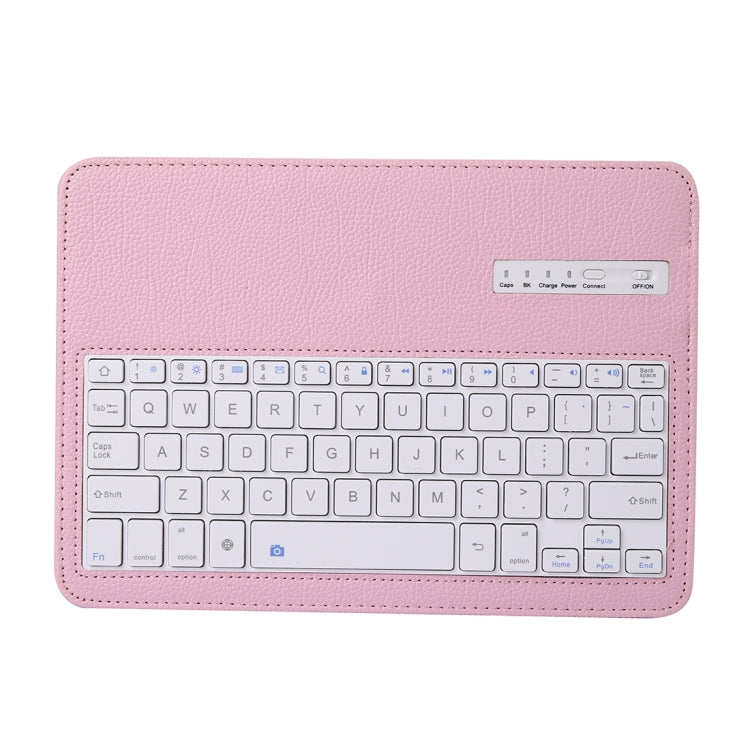 SA610 For Samsung Galaxy Tab S6 Lite 10.4 P610 & P615 (2020) / Tab S5e / T720 2 in 1 Detachable Bluetooth Keyboard + Litchi Texture Tablet Case with Stand & Pen Slot