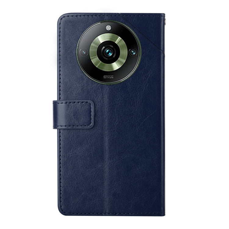 For Realme 11 Pro 5G / 11 Pro+ 5G HT01 Y-shaped Pattern Flip Leather Phone Case