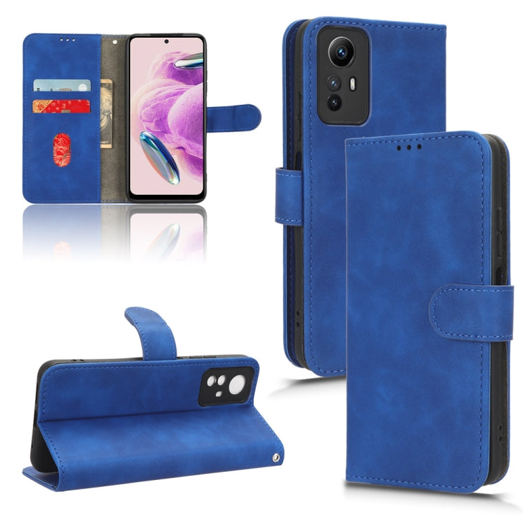 For Xiaomi Redmi Note 12S 4G Skin Feel Magnetic Flip Leather Phone Case