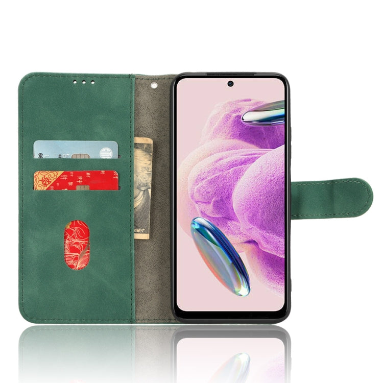 For Xiaomi Redmi Note 12S 4G Skin Feel Magnetic Flip Leather Phone Case