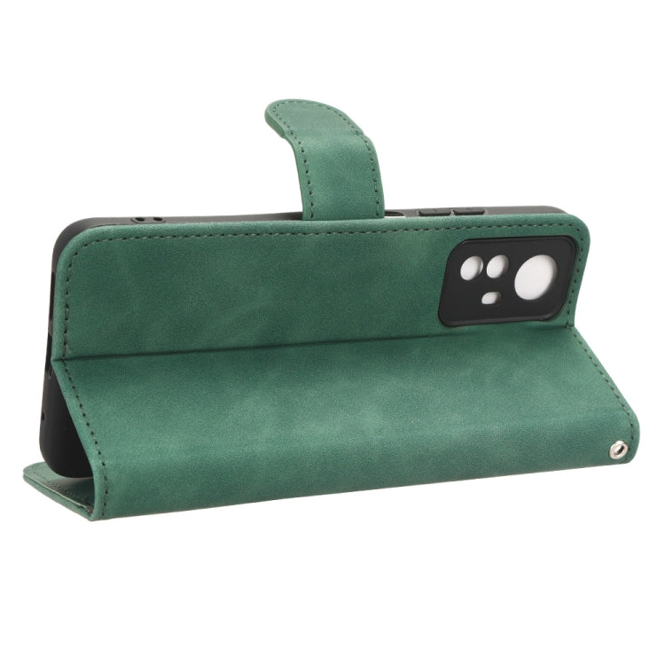 For Xiaomi Redmi Note 12S 4G Skin Feel Magnetic Flip Leather Phone Case