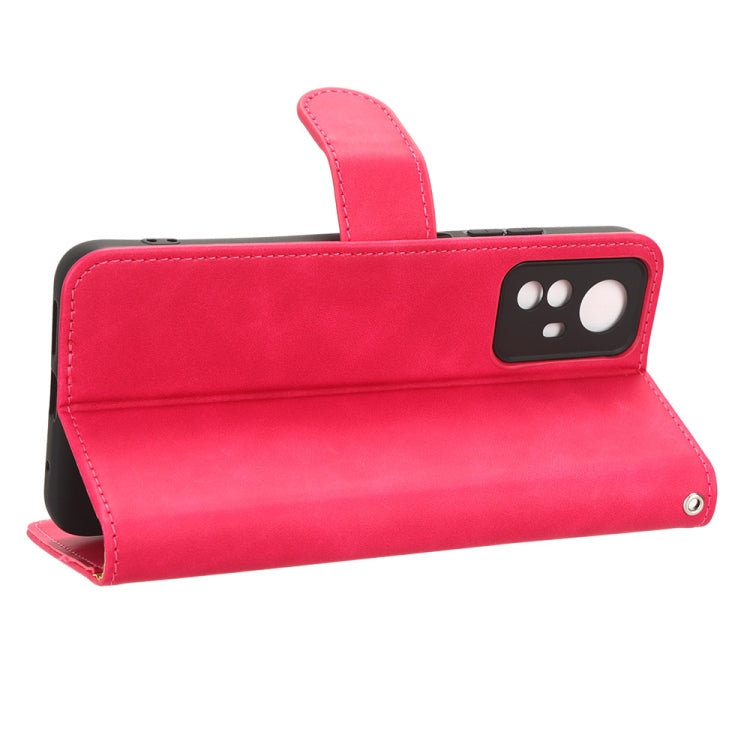 For Xiaomi Redmi Note 12S 4G Skin Feel Magnetic Flip Leather Phone Case