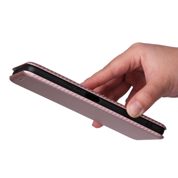 For Xiaomi Redmi K60E Carbon Fiber Texture Flip Leather Phone Case