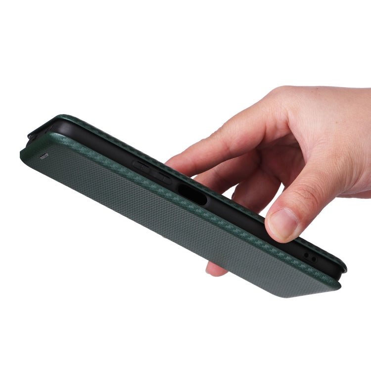 For Xiaomi Redmi K60E Carbon Fiber Texture Flip Leather Phone Case