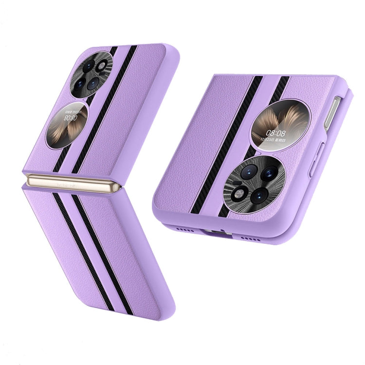 For Huawei P50 Pocket Litchi Texture PU Shockproof Phone Case