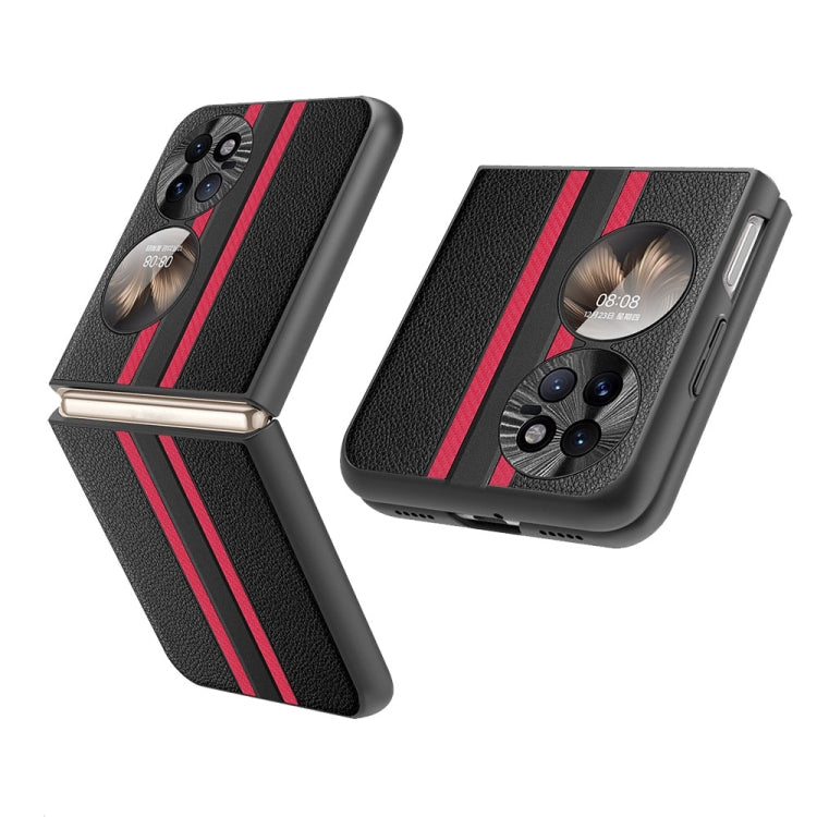 For Huawei P50 Pocket Litchi Texture PU Shockproof Phone Case