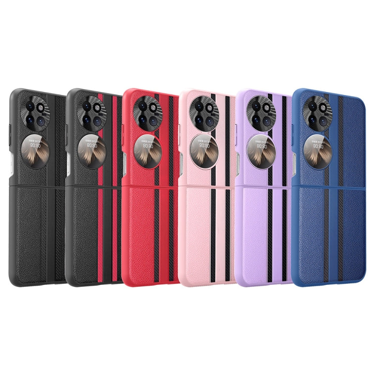 For Huawei P50 Pocket Litchi Texture PU Shockproof Phone Case