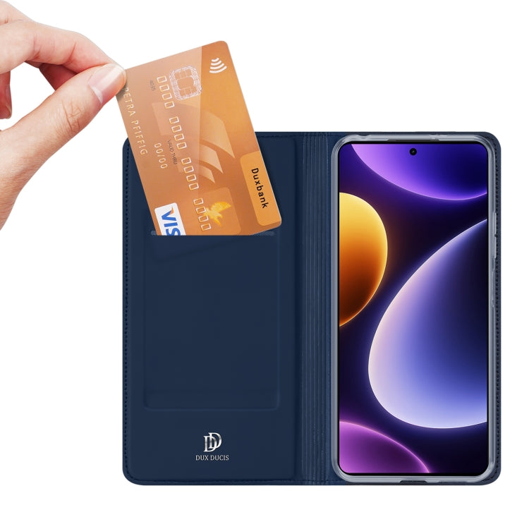 For Xiaomi Poco F5 / Redmi Note 12 Turbo DUX DUCIS Skin Pro Series Flip Leather Phone Case