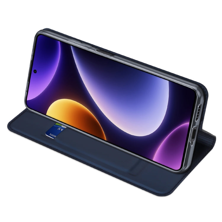 For Xiaomi Poco F5 / Redmi Note 12 Turbo DUX DUCIS Skin Pro Series Flip Leather Phone Case