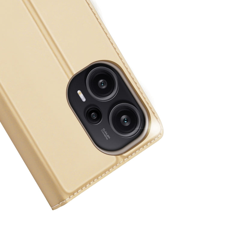 For Xiaomi Poco F5 / Redmi Note 12 Turbo DUX DUCIS Skin Pro Series Flip Leather Phone Case