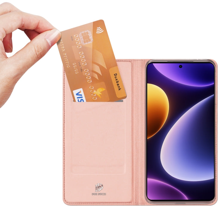 For Xiaomi Poco F5 / Redmi Note 12 Turbo DUX DUCIS Skin Pro Series Flip Leather Phone Case