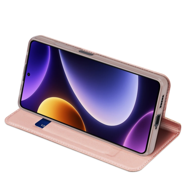 For Xiaomi Poco F5 / Redmi Note 12 Turbo DUX DUCIS Skin Pro Series Flip Leather Phone Case