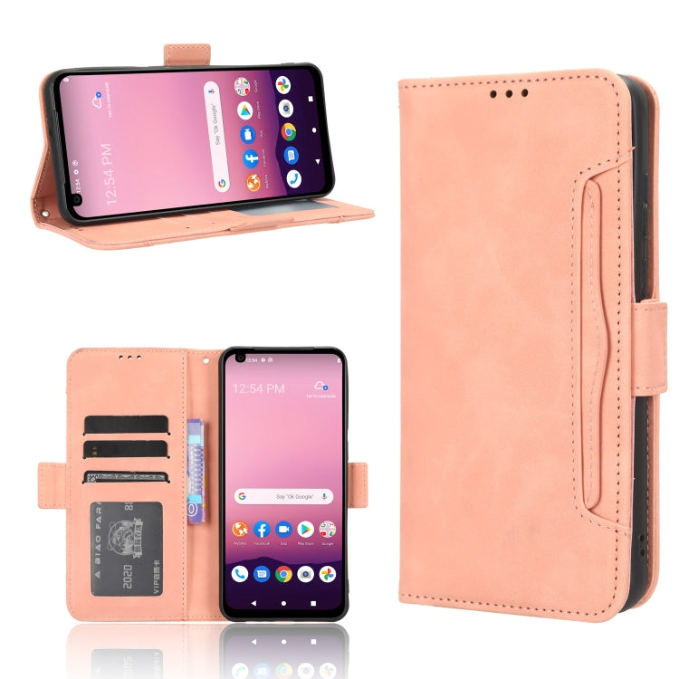 For Orbic Magic 5G R678EL Skin Feel Calf Texture Card Slots Leather Phone Case