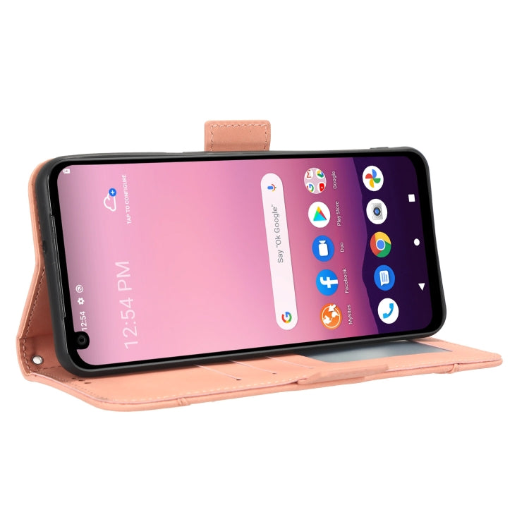 For Orbic Magic 5G R678EL Skin Feel Calf Texture Card Slots Leather Phone Case