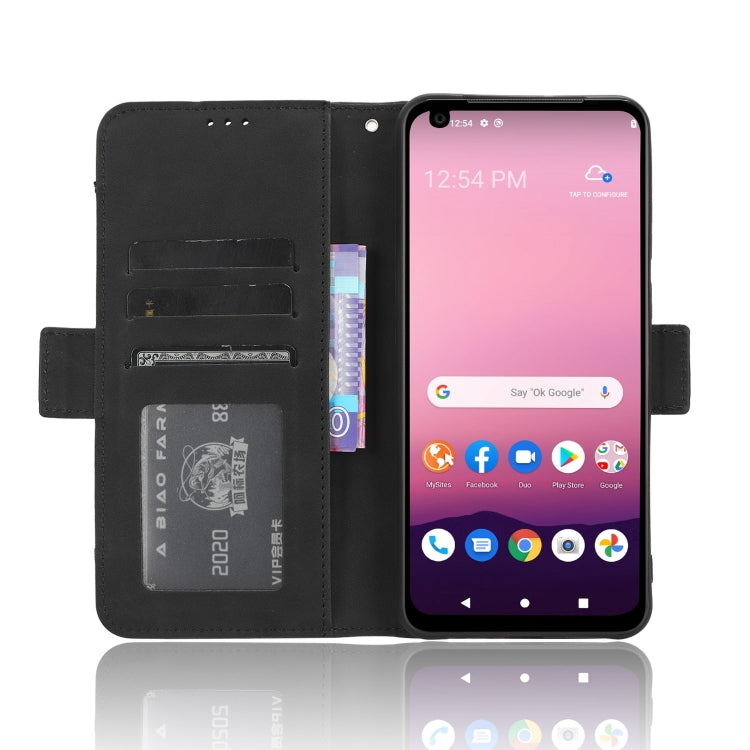 For Orbic Magic 5G R678EL Skin Feel Calf Texture Card Slots Leather Phone Case