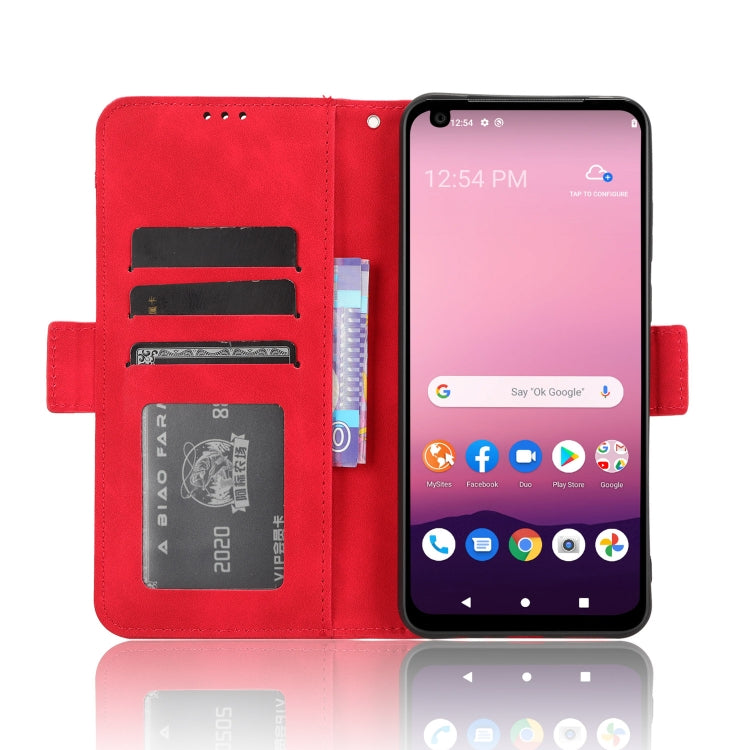 For Orbic Magic 5G R678EL Skin Feel Calf Texture Card Slots Leather Phone Case