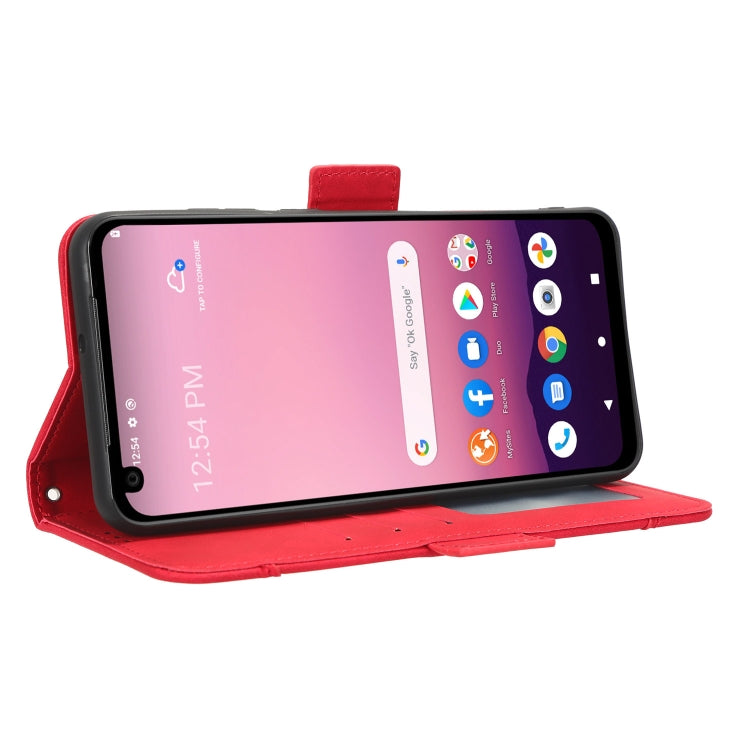 For Orbic Magic 5G R678EL Skin Feel Calf Texture Card Slots Leather Phone Case