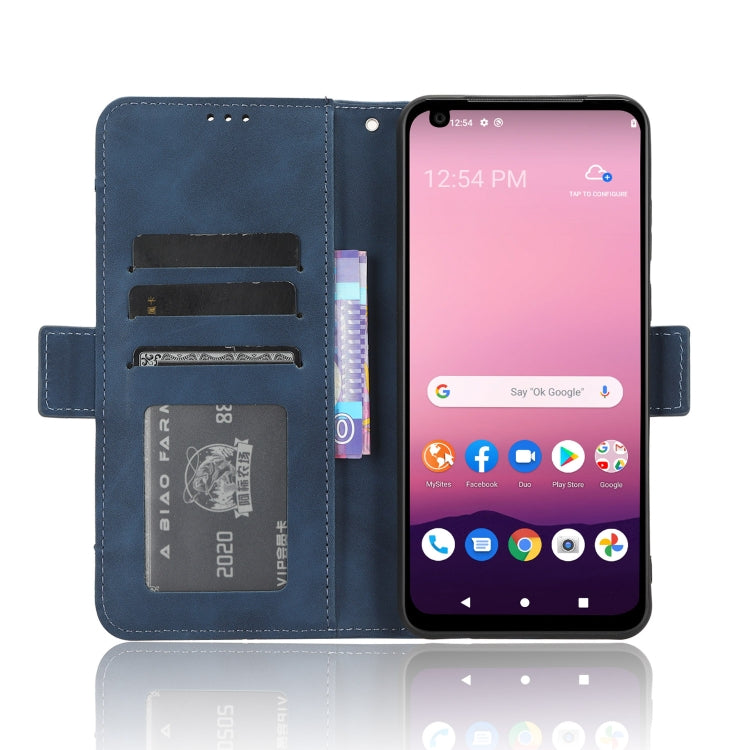 For Orbic Magic 5G R678EL Skin Feel Calf Texture Card Slots Leather Phone Case