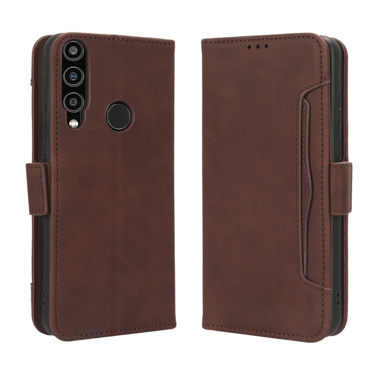 For Orbic Magic 5G R678EL Skin Feel Calf Texture Card Slots Leather Phone Case