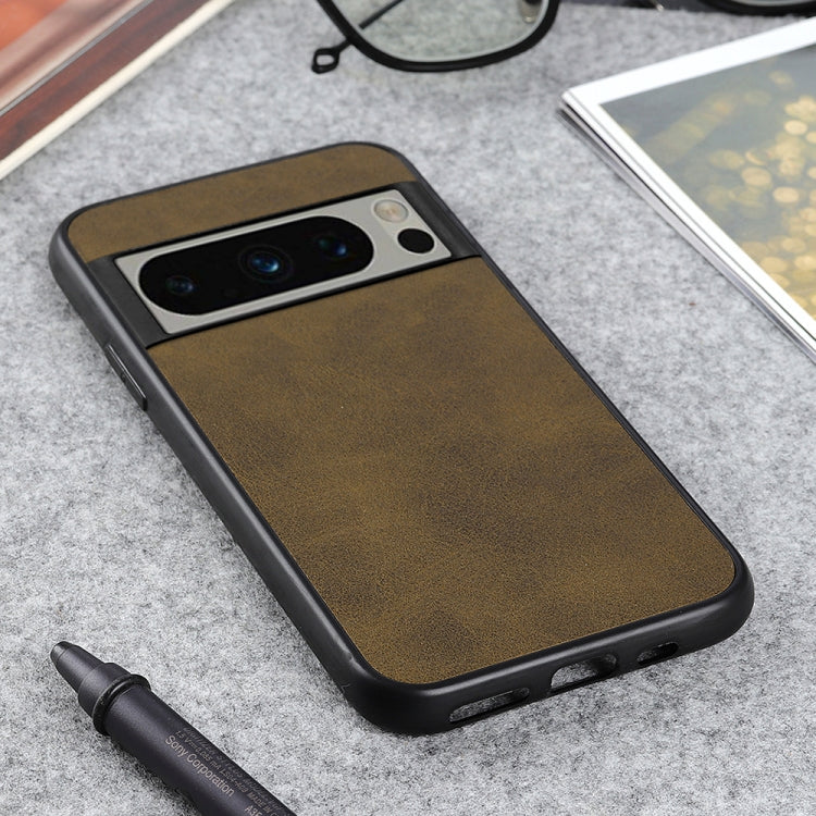 For Google Pixel 8 Pro Two-color Calf Texture Shockproof Phone Case