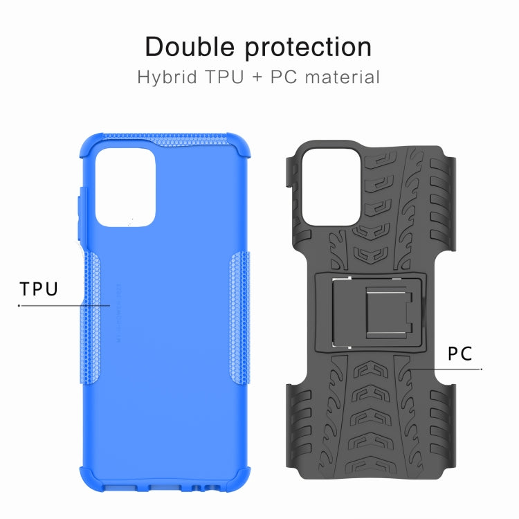 For Motorola Moto G Power 5G 2023 Tire Texture TPU + PC Phone Case with Holder