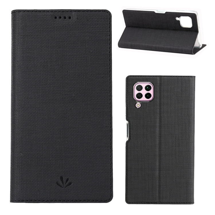 For Huawei nova 6 SE / P40 Lite / nova 7i ViLi DMX-54 Shockproof TPU + PU Leather Magnetic Attraction Horizontal Flip Protective Case with Card Slots & Holder