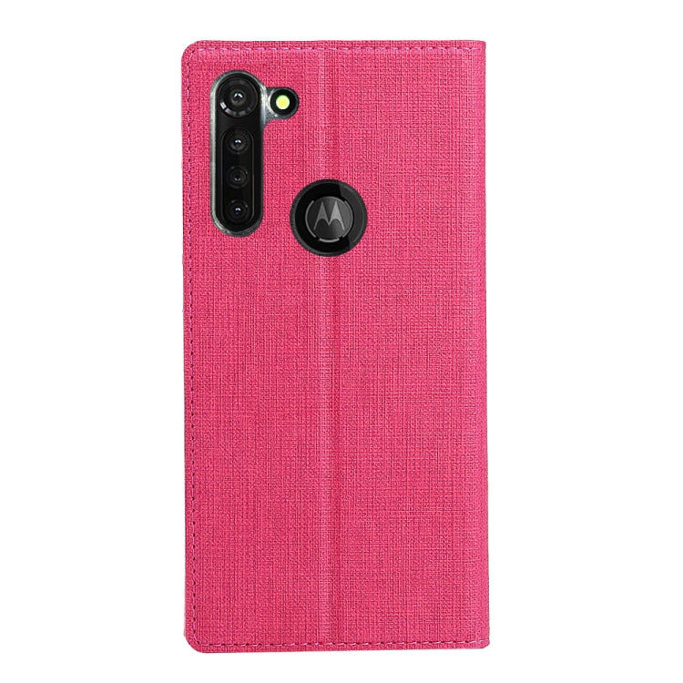 For Motorola Moto G8 ViLi DMX-54 Shockproof TPU + PU Leather Magnetic Attraction Horizontal Flip Protective Case with Card Slots & Holder