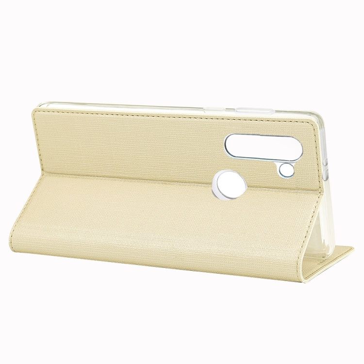 For Motorola Moto G8 ViLi DMX-54 Shockproof TPU + PU Leather Magnetic Attraction Horizontal Flip Protective Case with Card Slots & Holder