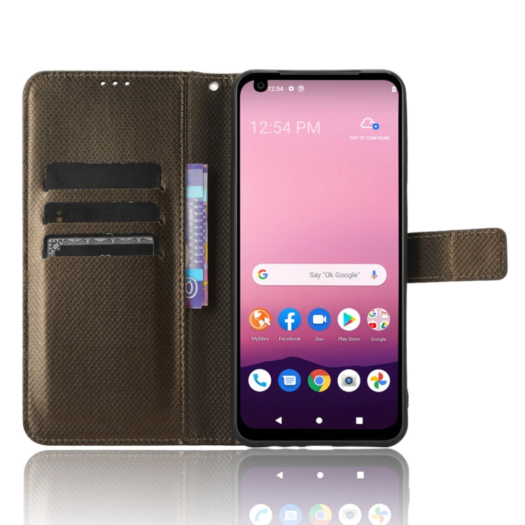 For Orbic Magic 5G R678EL Diamond Texture Leather Phone Case