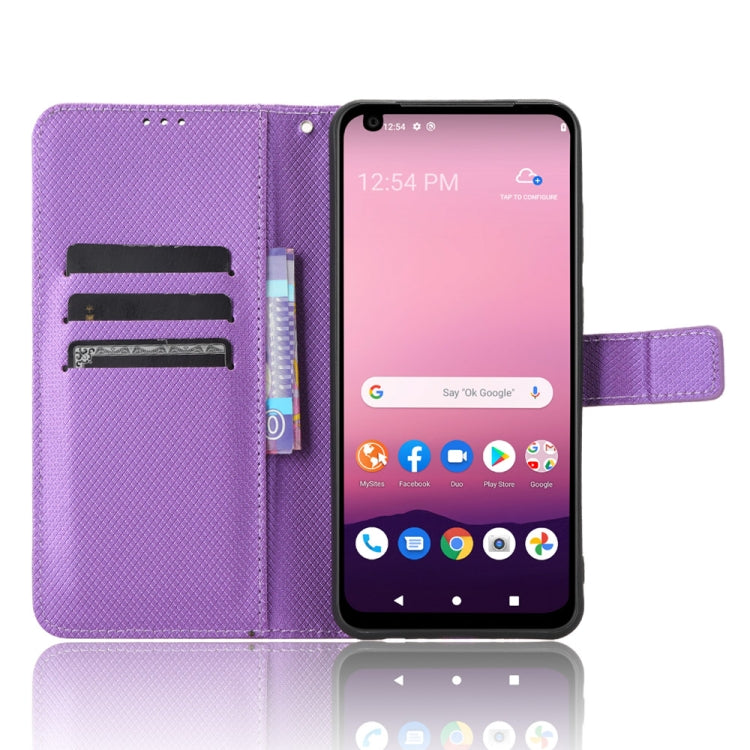 For Orbic Magic 5G R678EL Diamond Texture Leather Phone Case