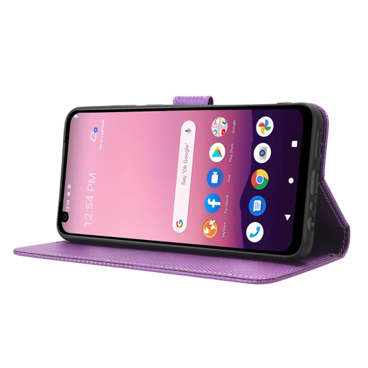 For Orbic Magic 5G R678EL Diamond Texture Leather Phone Case