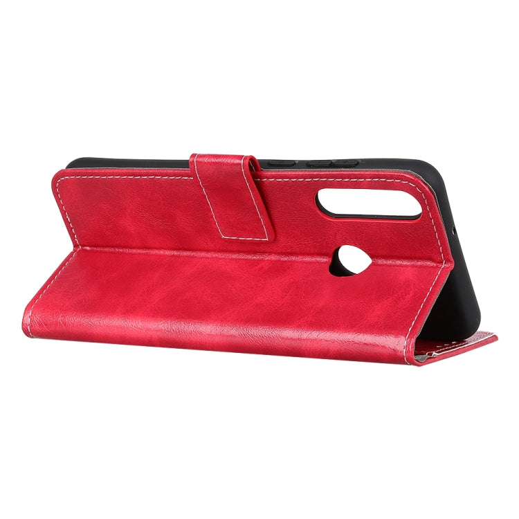 For Huawei Y6p Vintage Crazy Horse Leather Case with Holder & Card Slots & Wallet