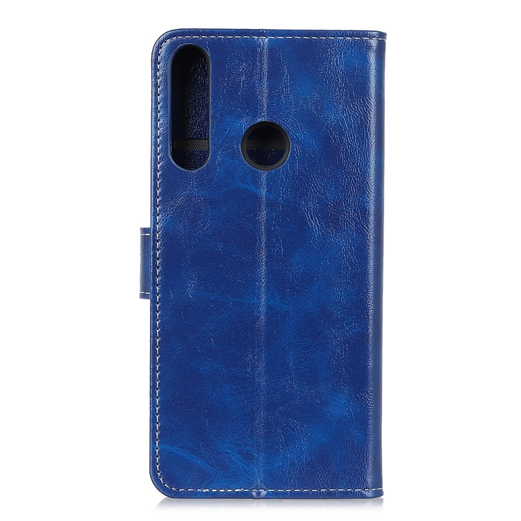 For Huawei Y6p Vintage Crazy Horse Leather Case with Holder & Card Slots & Wallet