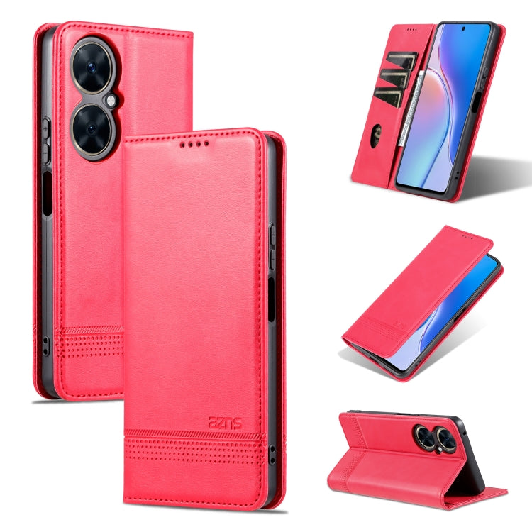 For Huawei Maimang 20 AZNS Magnetic Calf Texture Flip Leather Phone Case
