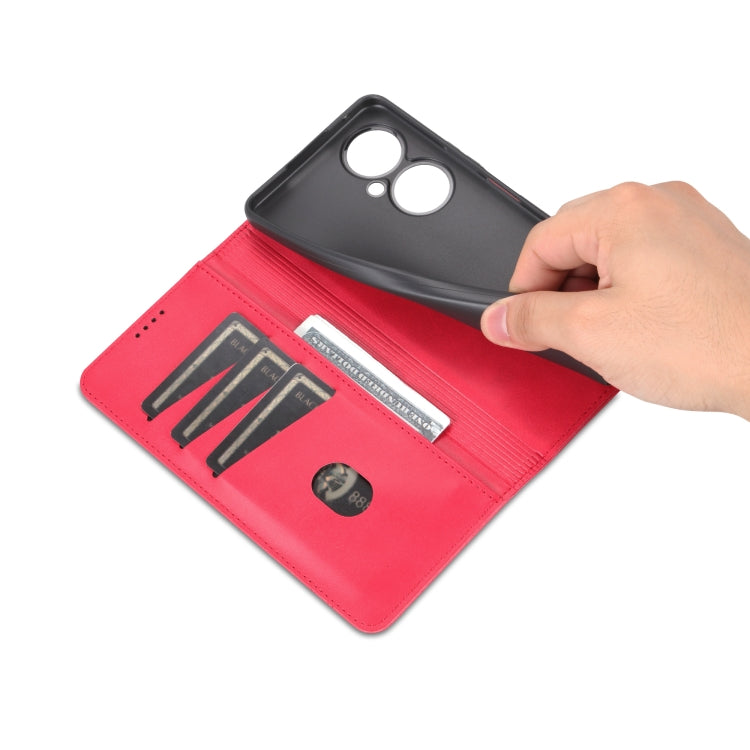 For Huawei Maimang 20 AZNS Magnetic Calf Texture Flip Leather Phone Case