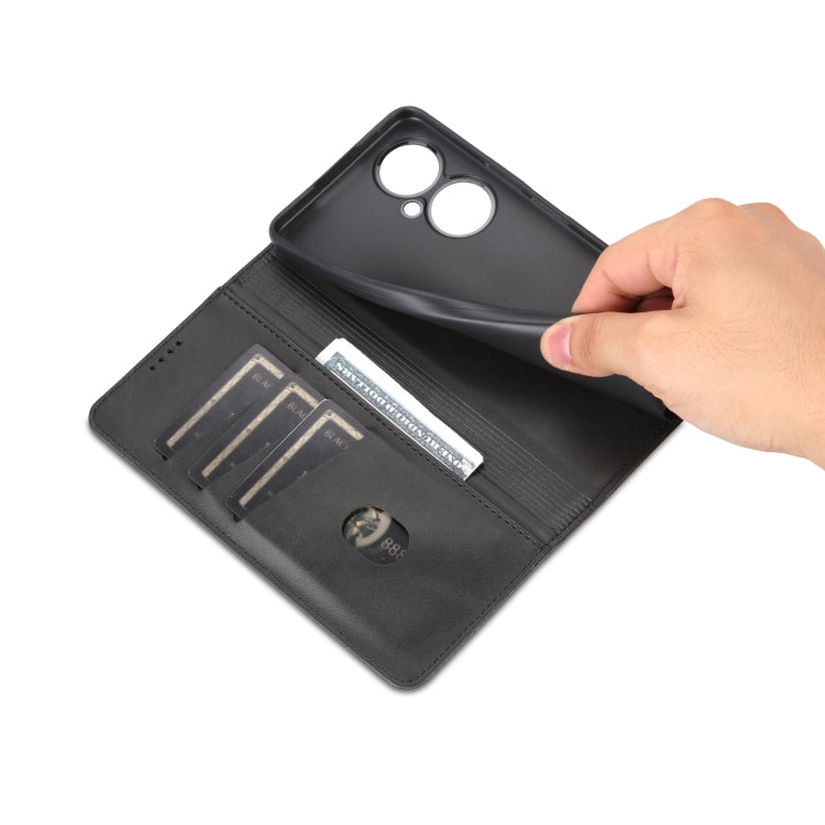 For Huawei Maimang 20 AZNS Magnetic Calf Texture Flip Leather Phone Case