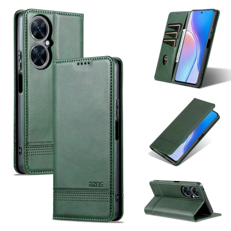 For Huawei Maimang 20 AZNS Magnetic Calf Texture Flip Leather Phone Case