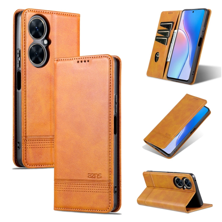 For Huawei Maimang 20 AZNS Magnetic Calf Texture Flip Leather Phone Case