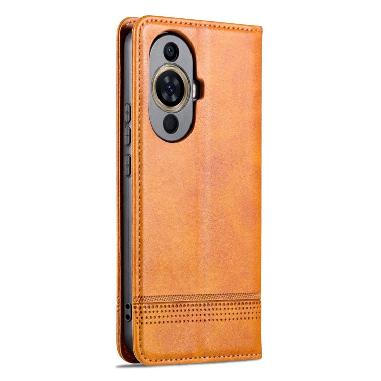 For Huawei Nova 11 AZNS Magnetic Calf Texture Flip Leather Phone Case