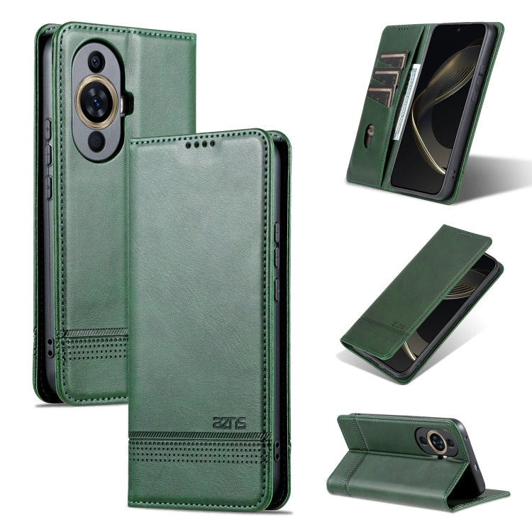 For Huawei Nova 11 Pro AZNS Magnetic Calf Texture Flip Leather Phone Case